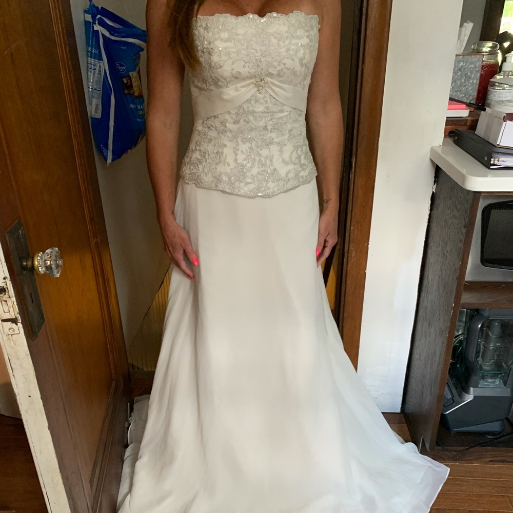 Two piece Maggie Sotero wedding dress size 6
